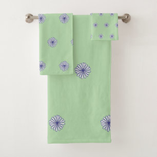 Pétales blancs Menthe Verte Décoration Maison Cade