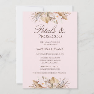 Pétales et Procuco Invitation à la douche nuptiale