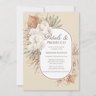 Pétales et Procuco Invitation à la douche nuptiale