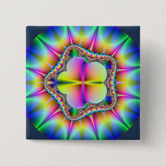 Petals2 2 Inch Square Button