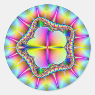 Petals2 Classic Round Sticker