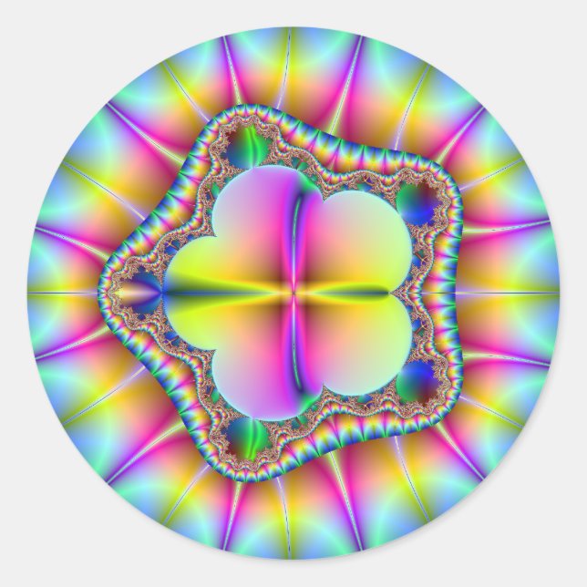 Petals2 Classic Round Sticker (Front)