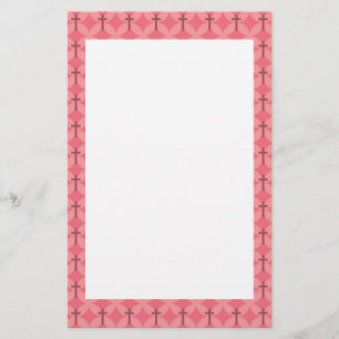 Petals and Crosses Stationery