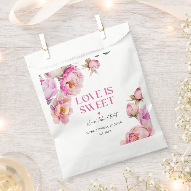 Petals and prosecco bright pink love is sweet favour bag (Clipped)