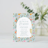 Petals and Prosecco Budget Bridal Shower Party