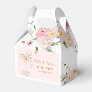 Petals and Prosecco Floral Garden Bridal Shower Favor Box