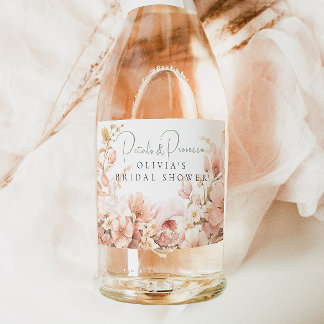 Petals and Prosecco Sparkling Wine Sparkling Wine Label