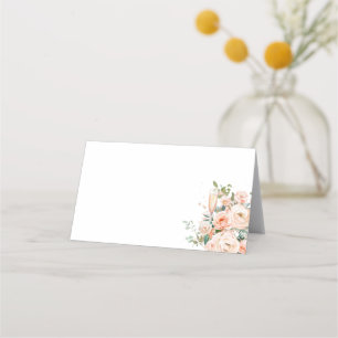 Petals And Prosecco Wedding Table  Place Card