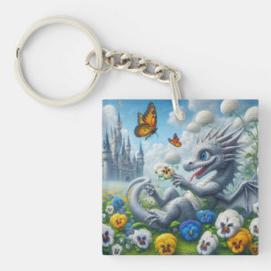 Petals and Scales Keychain