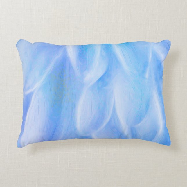 Petals Brushed Polyester Accent Pillow (Front)