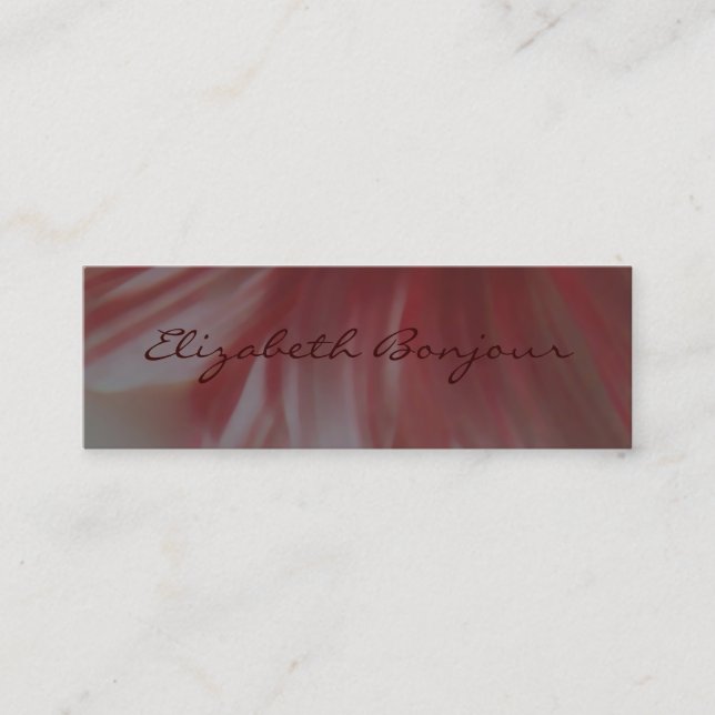 Petals ~ Business Card (Front)