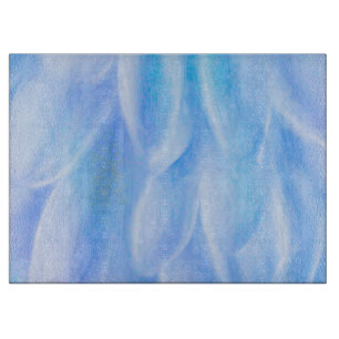 Petals Decorative Glass Cutting Board 15"x11"