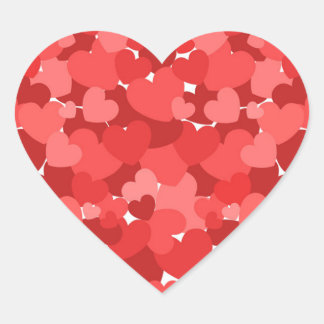 petals heart heart sticker