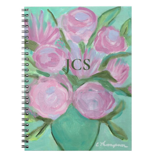 Petals in pink notebook (Front)