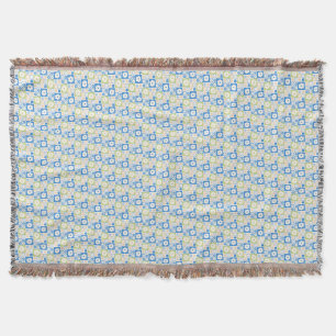 Petals In Silence 06. Floral pattern.  Throw Blanket