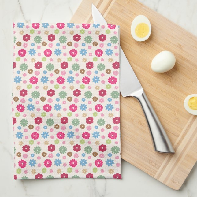 Petals In Silence 11.  Kitchen Towel (Quarter Fold)