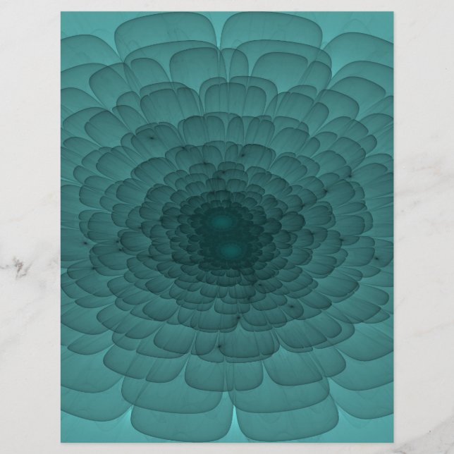 Petals in Teal (Front)
