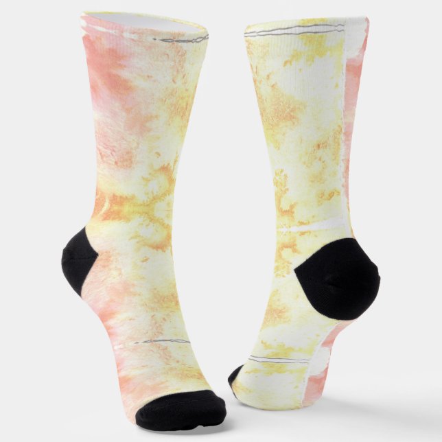 Petals in the Haze Socks (Angled)