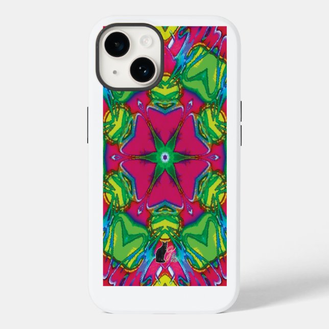 Petals Kaleidoscope Case-Mate iPhone Case (Back)