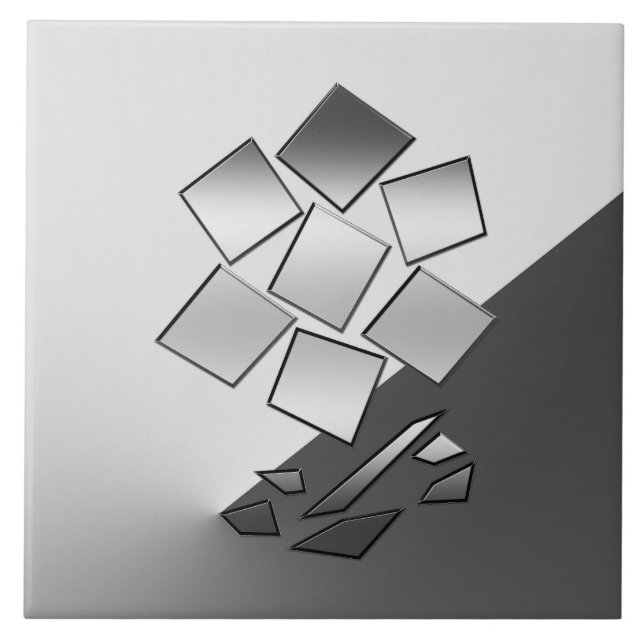 Petals of chrome tile (Front)