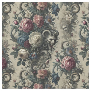 Petals of Decadence – Gothic Classic Tile Fabric