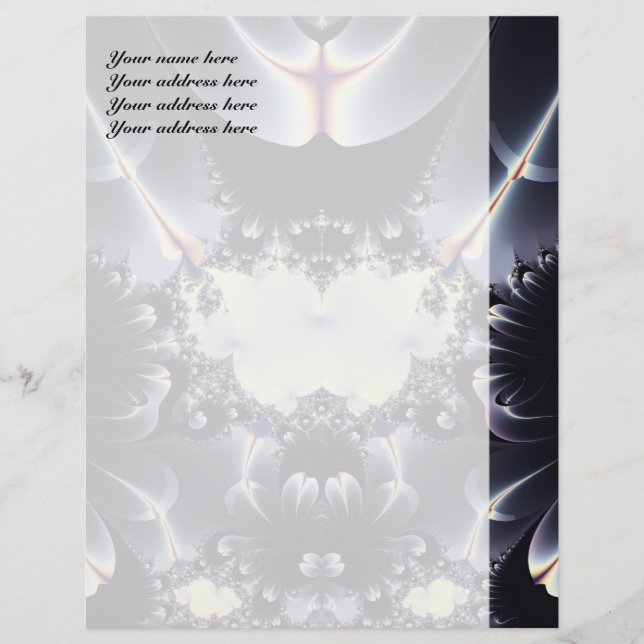 Petals Personalized Letterhead (Front)