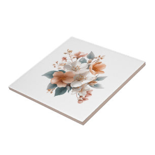 🌸 Petals & Porcelain Perfection! 🌿✨ Tile