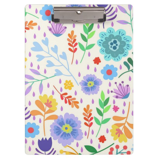 Petals & Productivity Clipboard (Front)