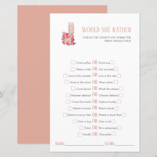 Petals & Prosecco Bridal Shower Would she rather