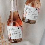Petals & Prosecco Floral Bridal Shower Sparkling Wine Label<br><div class="desc">Petals & Prosecco Floral Bridal Shower Sparkling Wine Label</div>