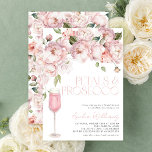 Petals & Prosecco Modern Pink Floral Bridal Shower Invitation<br><div class="desc">Celebrate in style with our "Petals and Prosecco" Modern Pink Floral Bridal Shower Invitation. This elegant design features soft dusty pink watercolor roses with sage green leaves, a glass of pink prosecco, and modern typography, capturing a warm and rustic charm. Perfect for a modern yet timeless celebration, this invitation sets...</div>