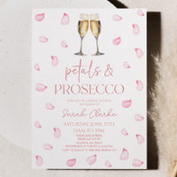 Petals & Prosecco Pink Rose Petals Bridal Shower 