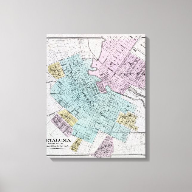Petaluma, California Canvas Print (Front)