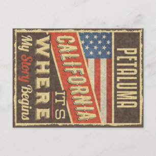 Petaluma California Postcard