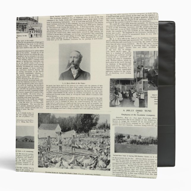 Petaluma Incubator Factory, California Binder (Front/Inside)