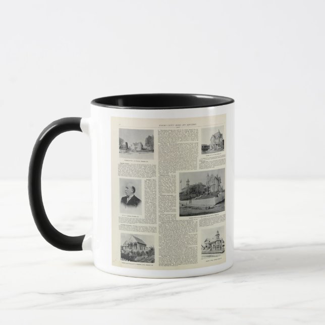 Petaluma Residences, California Mug (Left)
