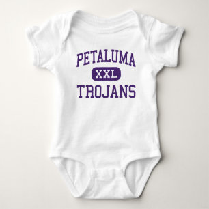 Petaluma - Trojans - High - Petaluma California Baby Bodysuit