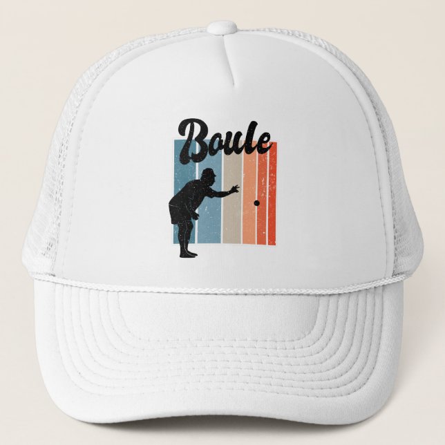 Petanque game trucker hat (Front)