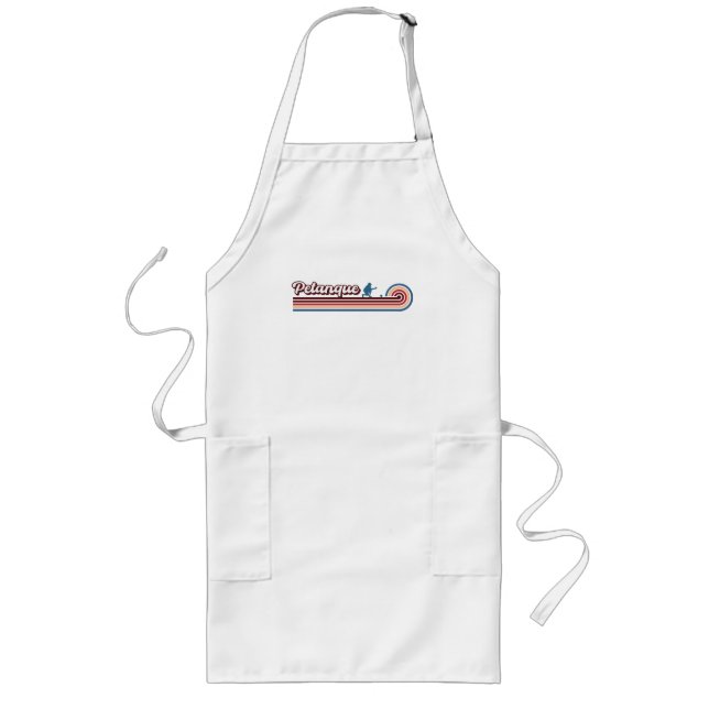 Petanque Gifts, Petanque Lover, Petanque Player Long Apron (Front)