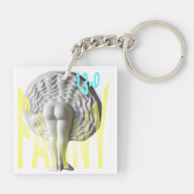 Petanque Key Chain "Fanny" (Back)