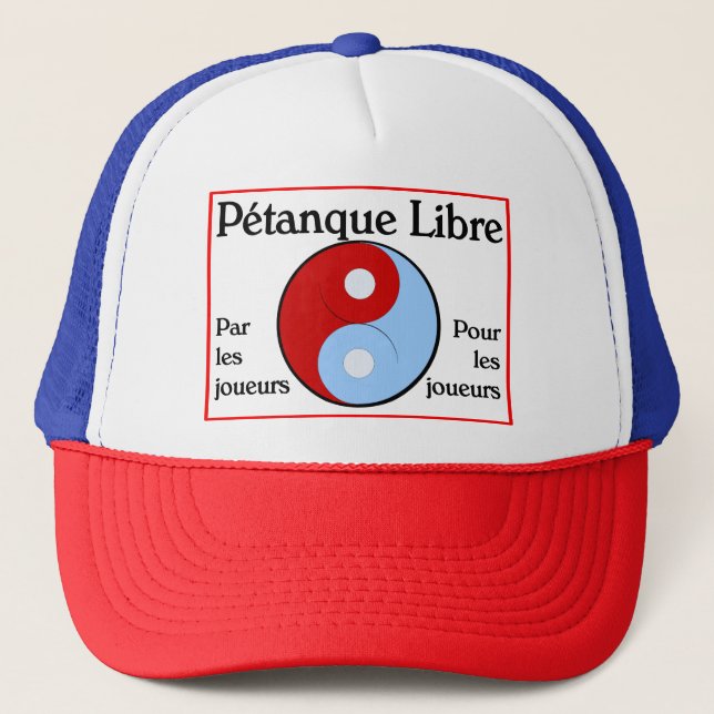petanque libre baseball cap (Front)