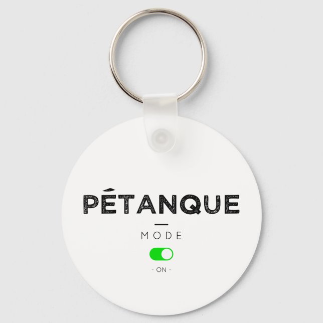 Petanque Mode on Keychain (Front)