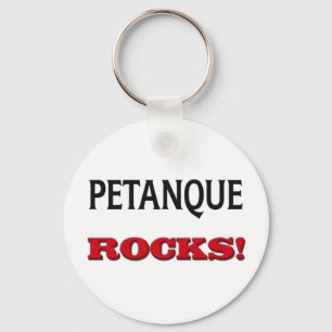 Petanque Rocks Keychain