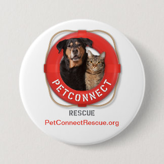 PetConnect Rescue 3 Inch Round Button