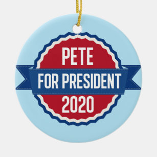 Pete Buttigieg for President 2020 Ceramic Ornament