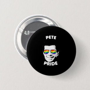 Pete Pride Sunglasses 2 Inch Round Button