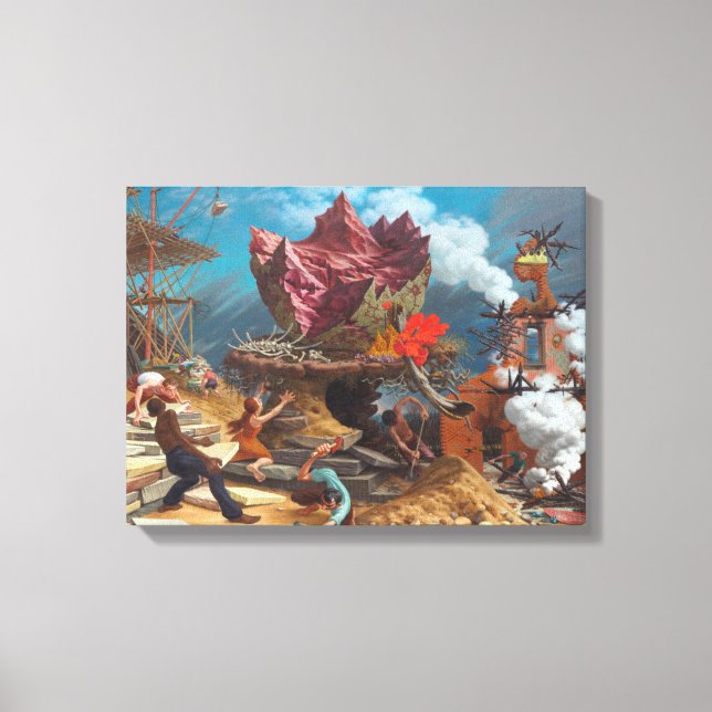 Peter Blume - The Rock Canvas Print (Front)