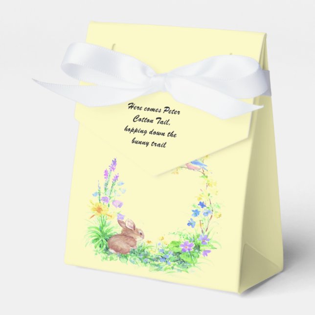 Peter Cotton Tail Favor Box (Front Side)