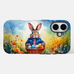 Peter Easter Bunny with Easter Eggs iPhone 16 Case