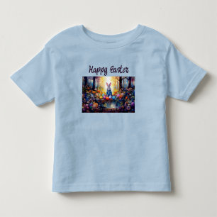 Peter Easter Bunny with Easter Eggs Toddler T-shirt